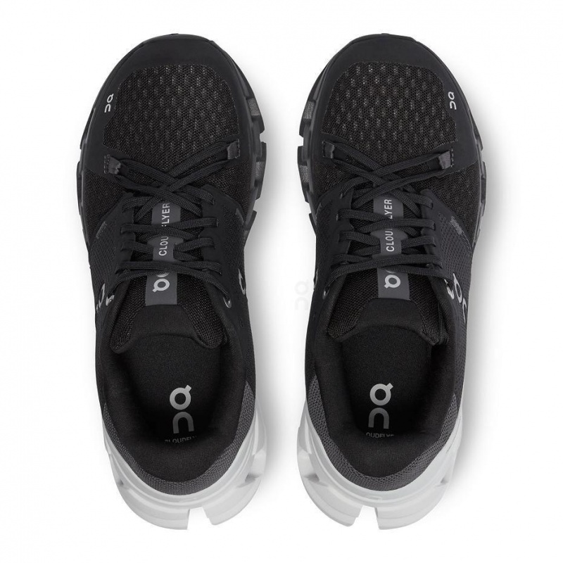 Black / White On Cloudflyer 4 Women's Road Running Shoes | USA_ON9147