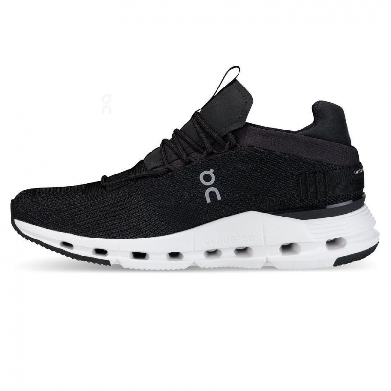 Black / White On Cloudnova Men's Sneakers | USA_ON8256