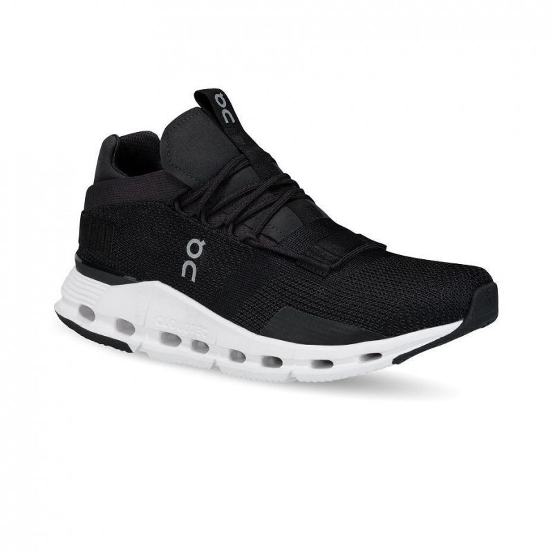Black / White On Cloudnova Women's Sneakers | USA_ON8844