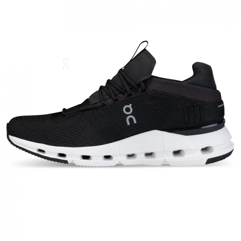 Black / White On Cloudnova Women's Sneakers | USA_ON8844
