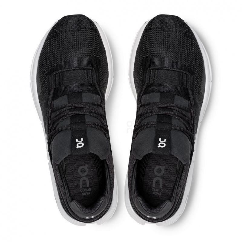 Black / White On Cloudnova Women's Sneakers | USA_ON8844