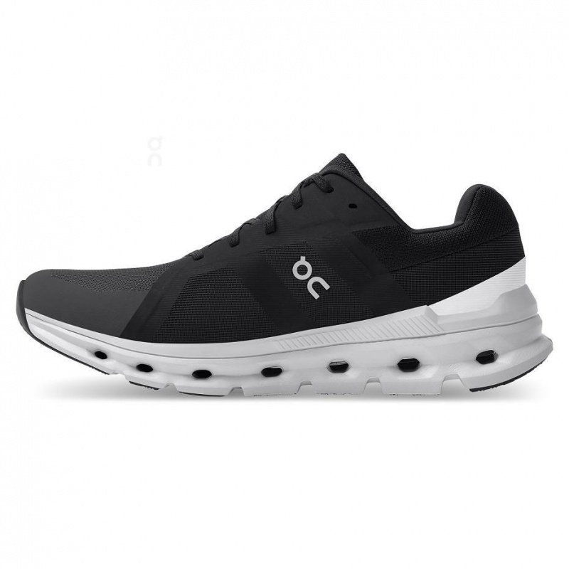 Black / White On Cloudrunner Wide Men's Road Running Shoes | USA_ON9019