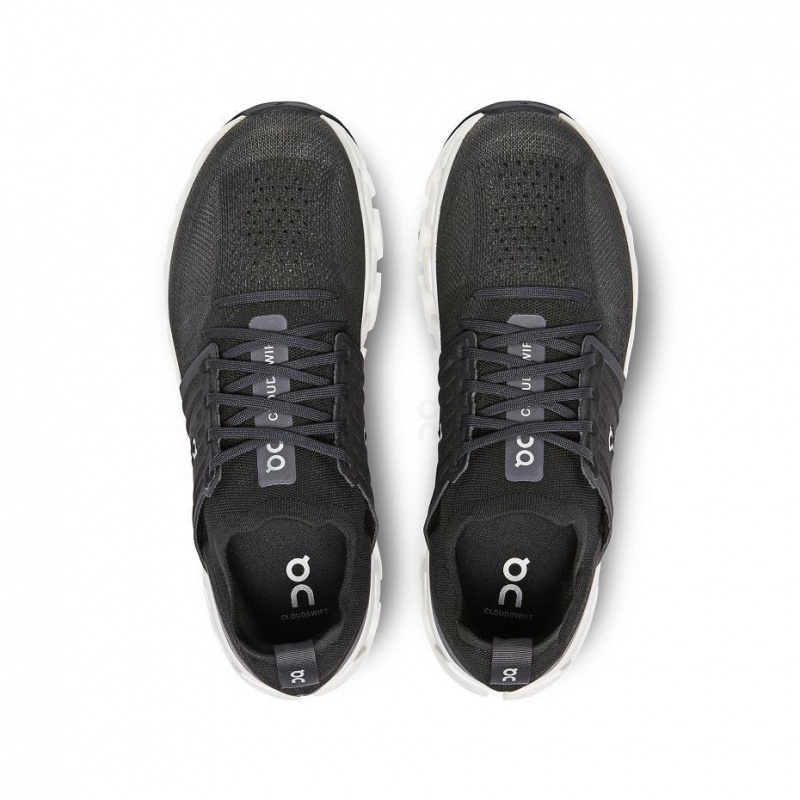 Black / White On Cloudswift 3 Men's Road Running Shoes | USA_ON8887