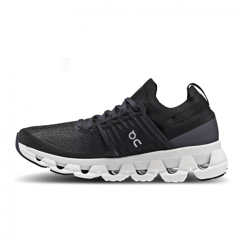 Black / White On Cloudswift 3 Women's Road Running Shoes | USA_ON8735