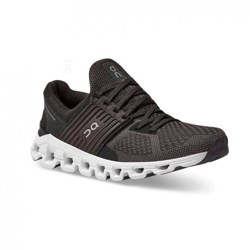 Black / White On Cloudswift Women's Road Running Shoes | USA_ON8455