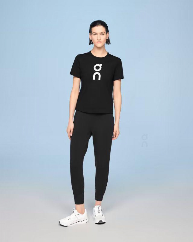 Black / White On Graphic Women's T-shirts | USA_ON8295