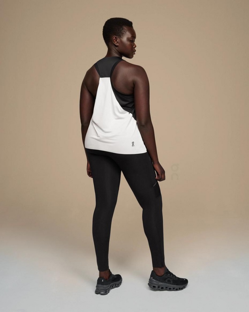 Black / White On Tank-T Women's Tank | USA_ON8434