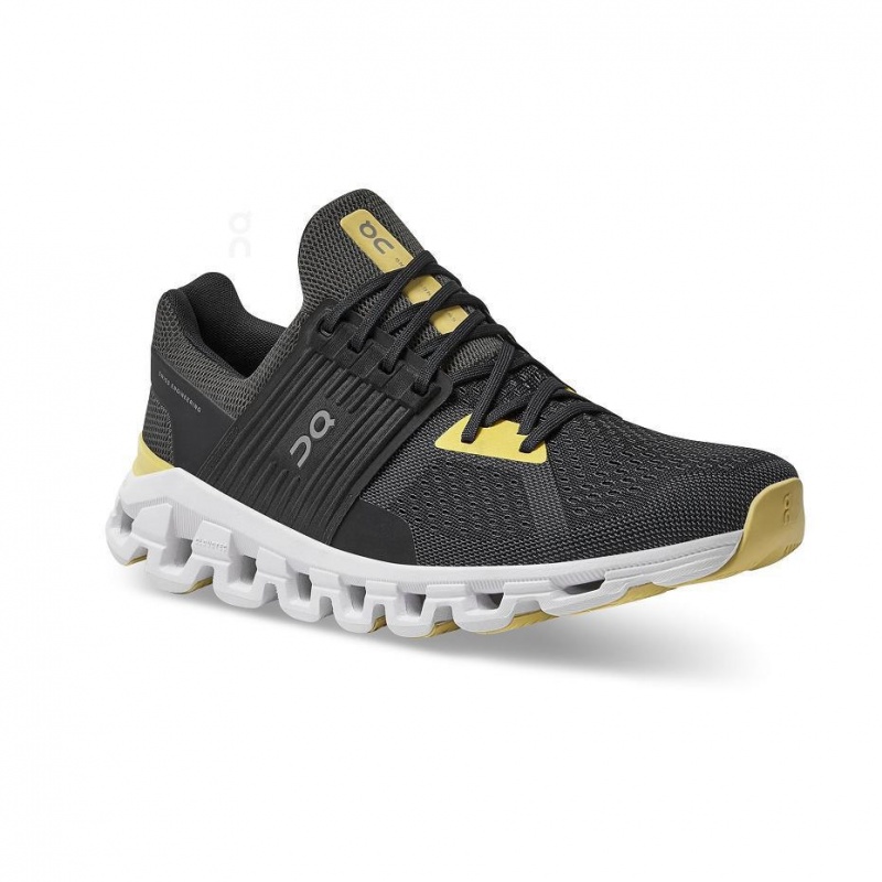 Black / Yellow On Cloudswift Men's Road Running Shoes | USA_ON8039