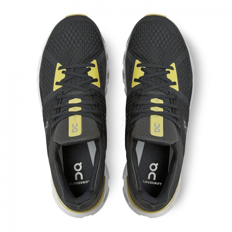 Black / Yellow On Cloudswift Men's Road Running Shoes | USA_ON8039