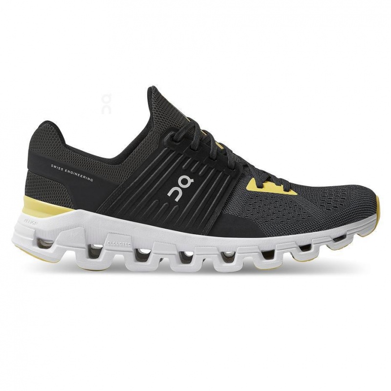 Black / Yellow On Cloudswift Men\'s Road Running Shoes | USA_ON8039