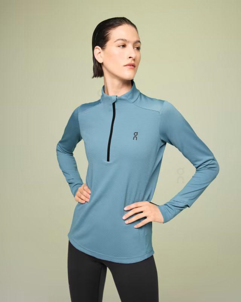 Blue On Climate Women's T-shirts | USA_ON8382