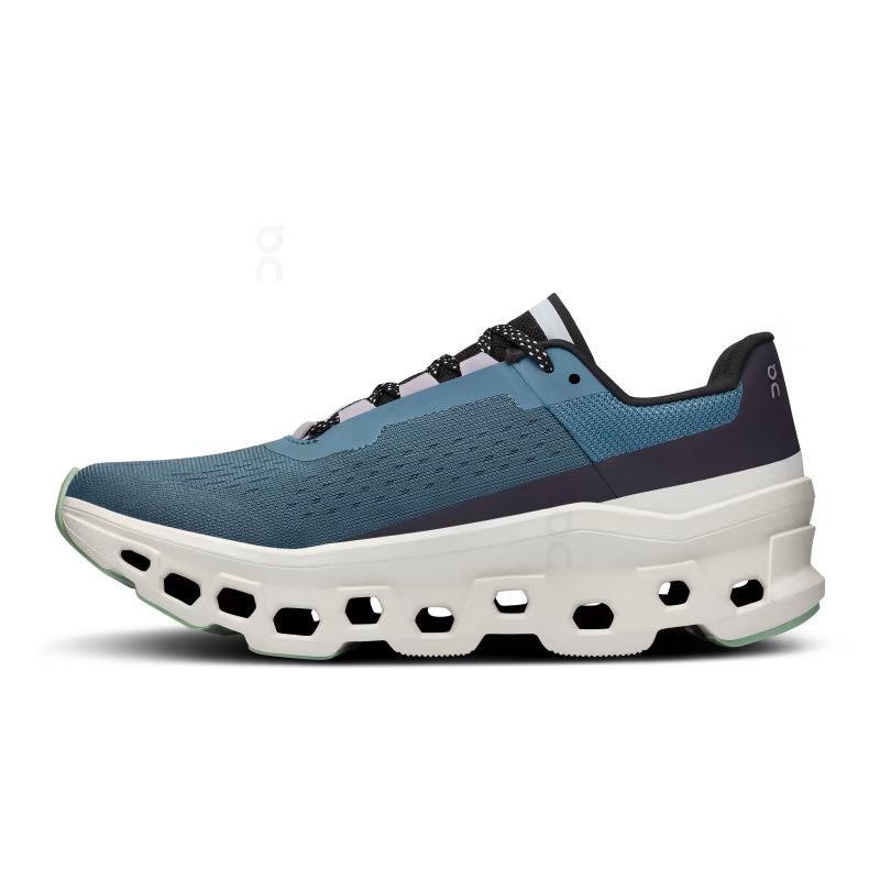 Blue On Cloudmonster Women's Road Running Shoes | USA_ON8087