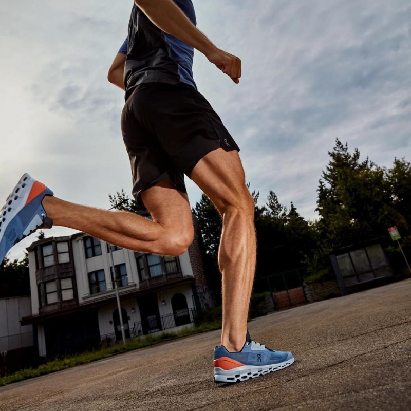 Blue On Cloudstratus Men's Road Running Shoes | USA_ON8302