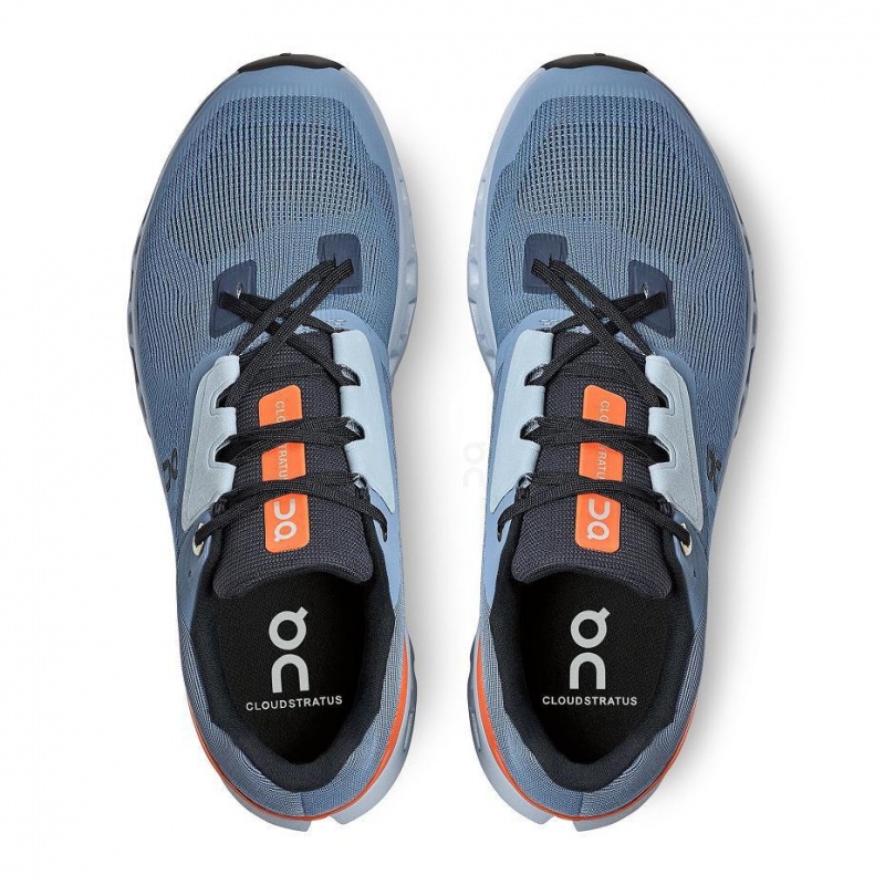 Blue On Cloudstratus Men's Road Running Shoes | USA_ON8302