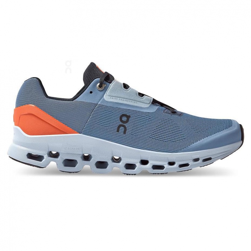 Blue On Cloudstratus Men\'s Road Running Shoes | USA_ON8302