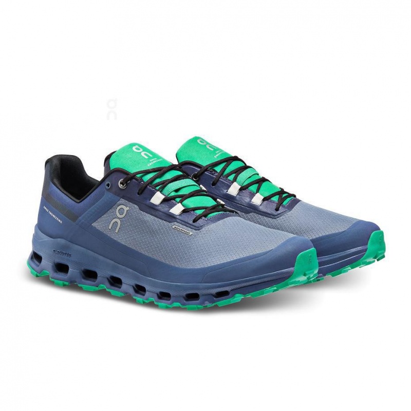 Blue On Cloudvista Waterproof Men's Trail Running Shoes | USA_ON8020