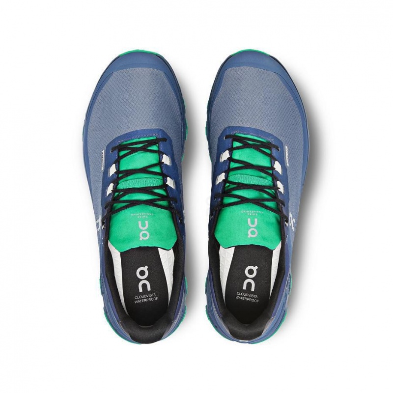 Blue On Cloudvista Waterproof Men's Trail Running Shoes | USA_ON8020
