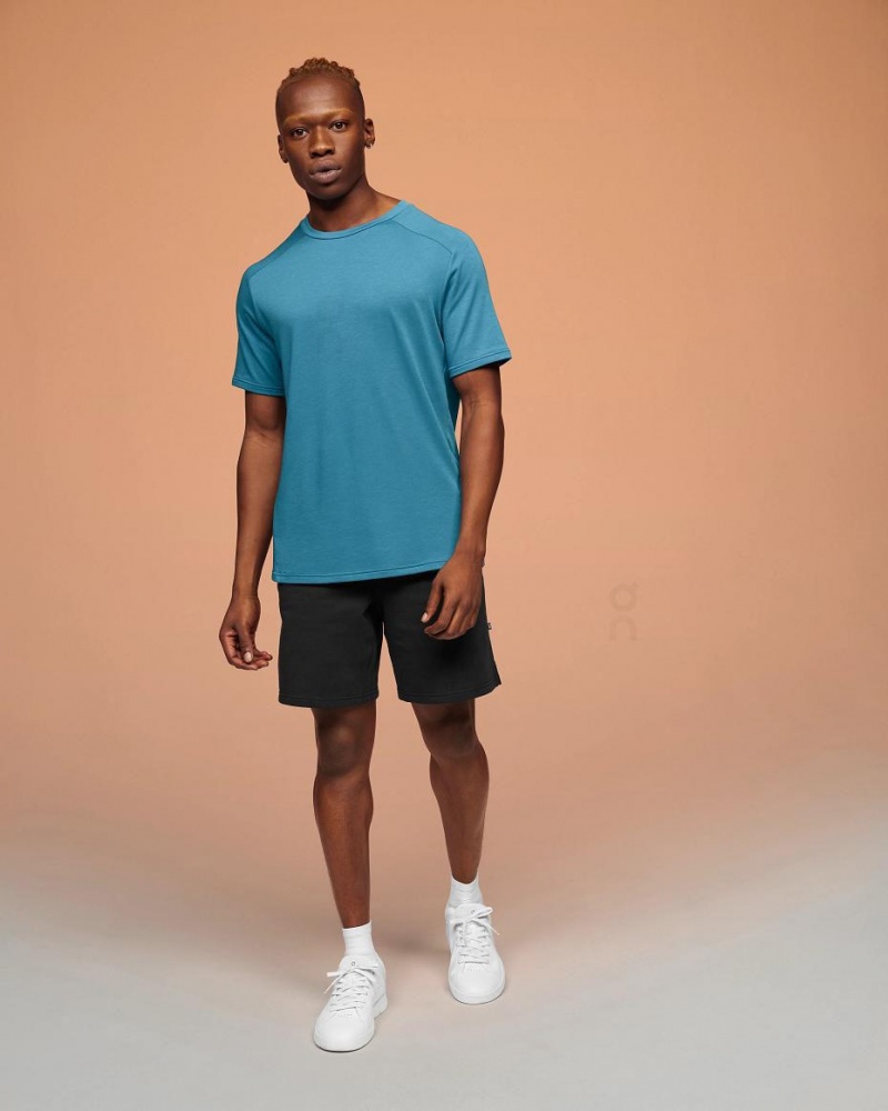 Blue On Focus-T Men's T-shirts | USA_ON8952