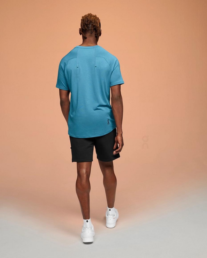 Blue On Focus-T Men's T-shirts | USA_ON8952
