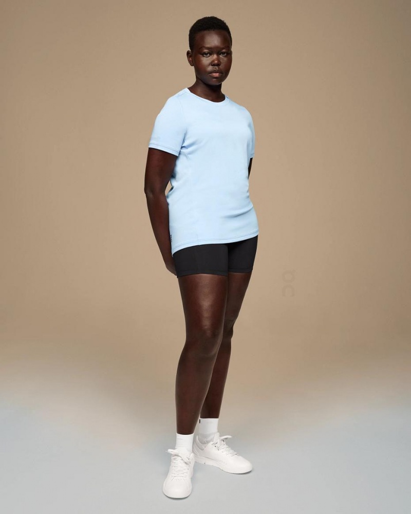 Blue On Focus-T Women's T-shirts | USA_ON8634