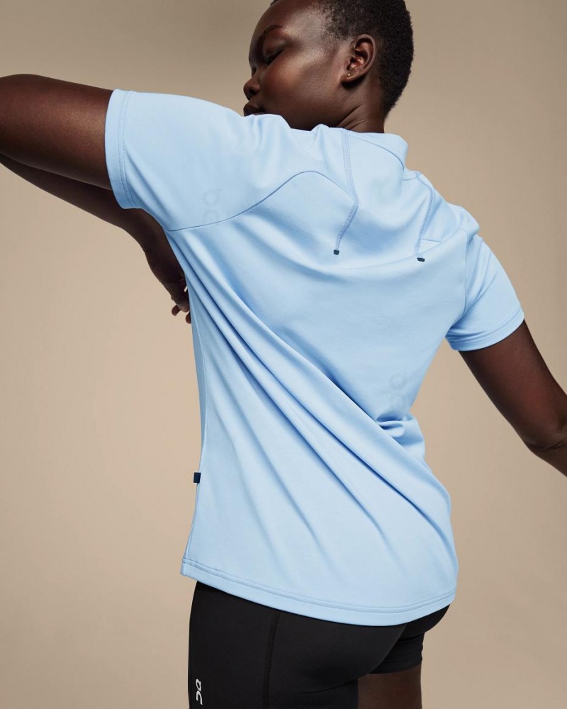 Blue On Focus-T Women's T-shirts | USA_ON8634