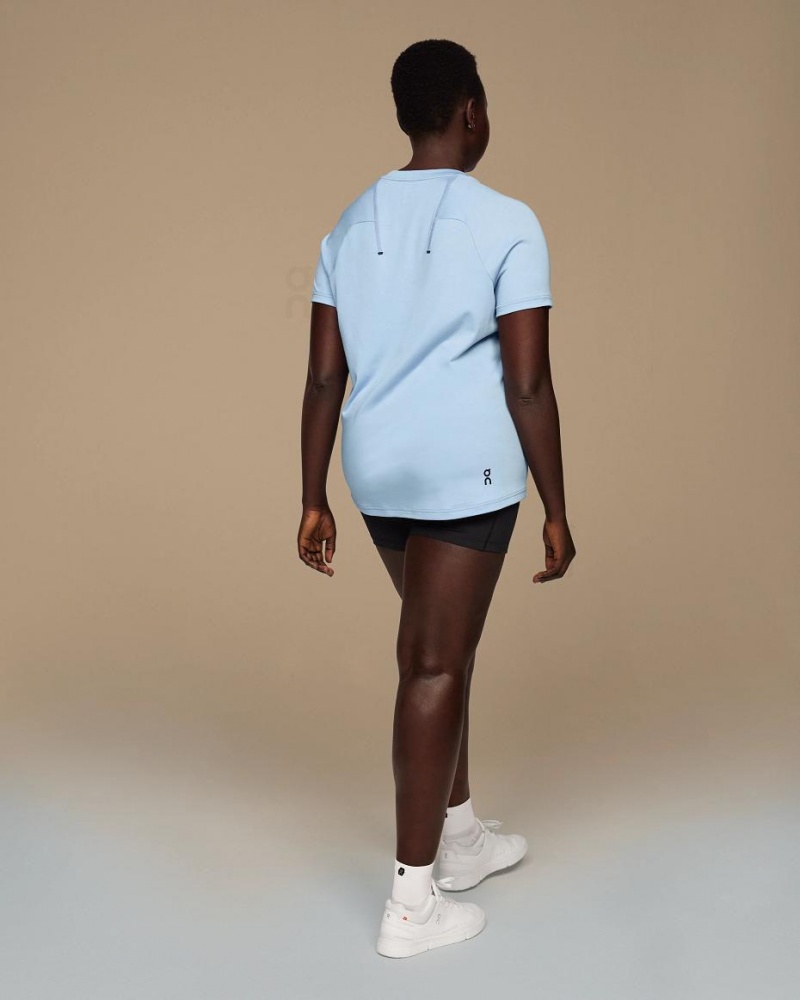 Blue On Focus-T Women's T-shirts | USA_ON8634