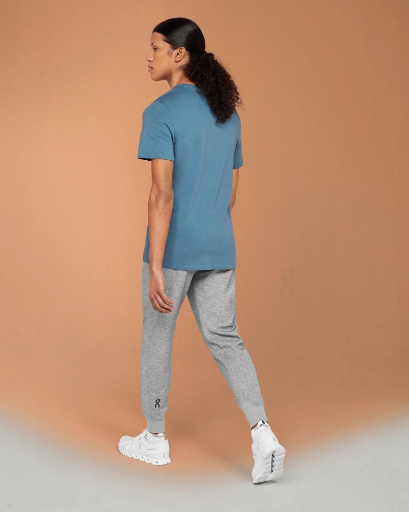 Blue On Graphic-T Men's T-shirts | USA_ON8311