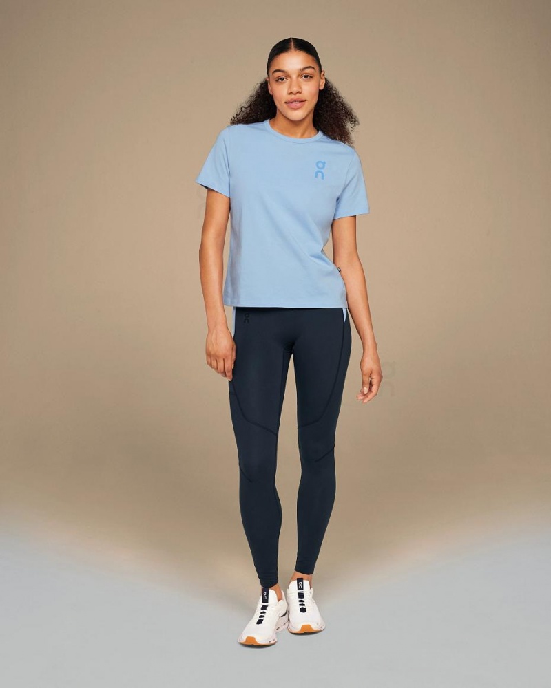 Blue On Graphic-T Women's T-shirts | USA_ON8997