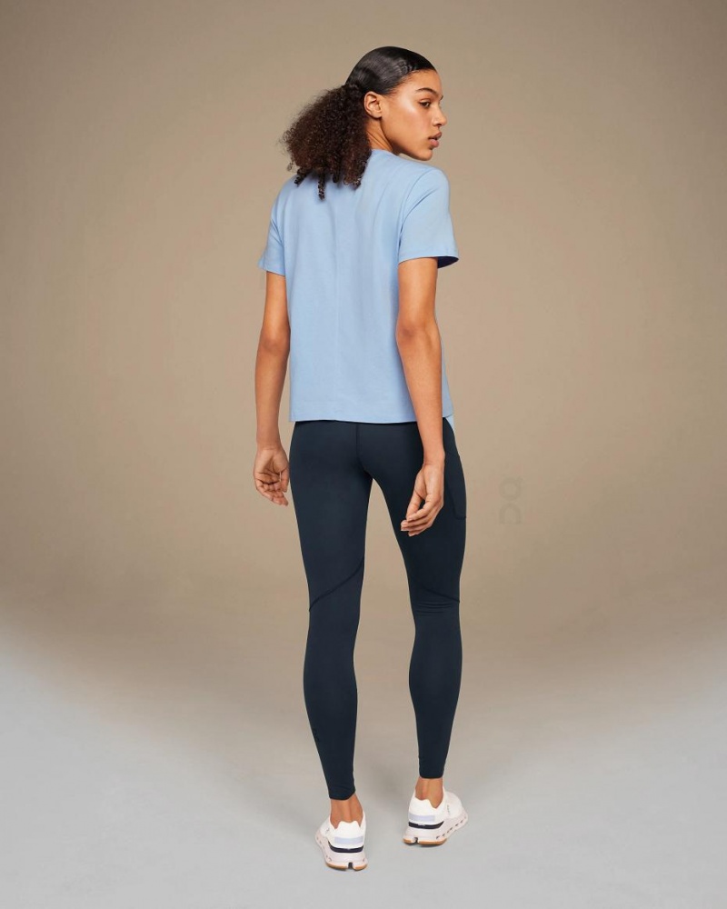 Blue On Graphic-T Women's T-shirts | USA_ON8997