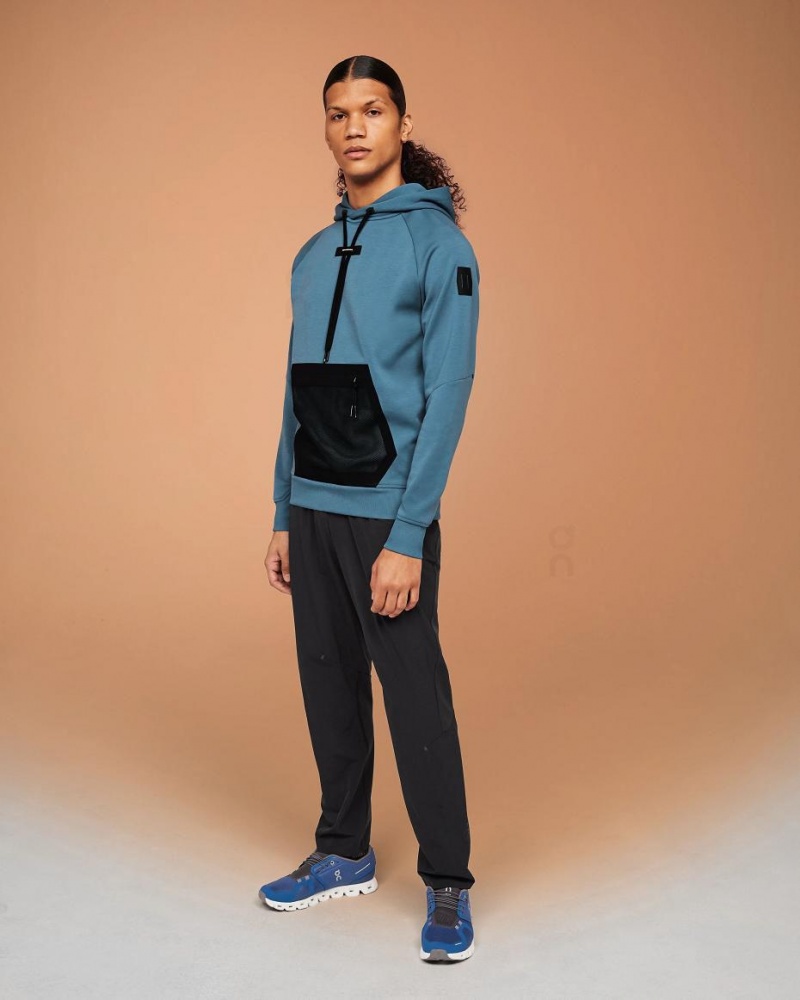 Blue On Men's Hoodie | USA_ON8368
