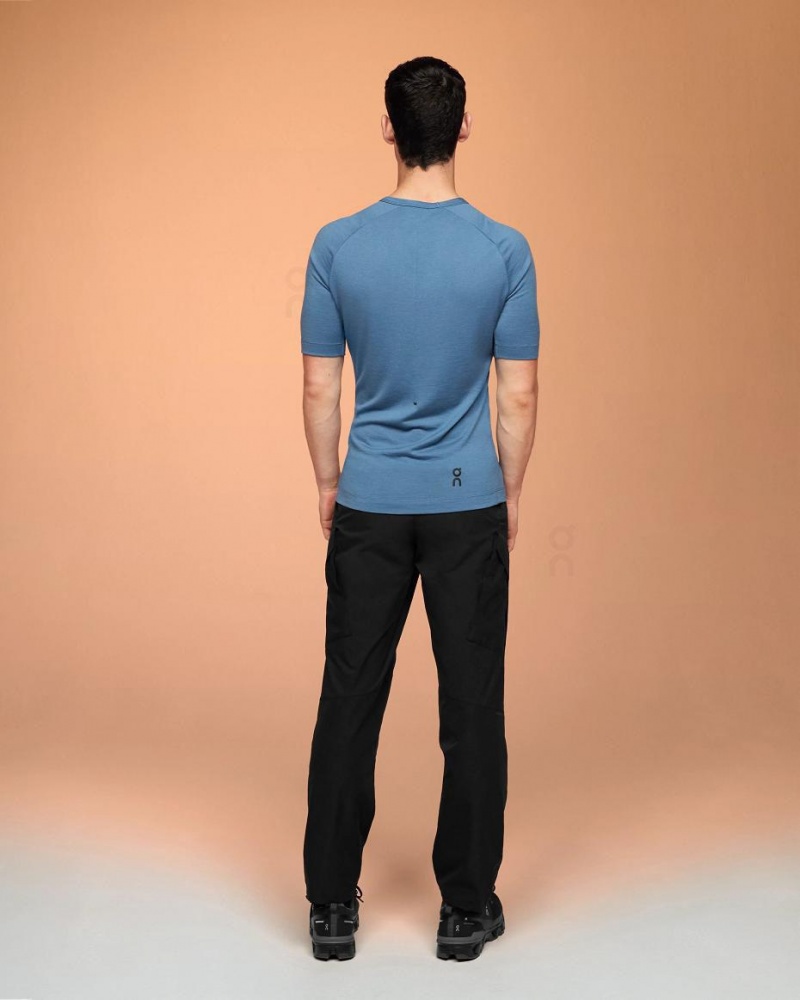 Blue On Merino-T Men's T-shirts | USA_ON9071