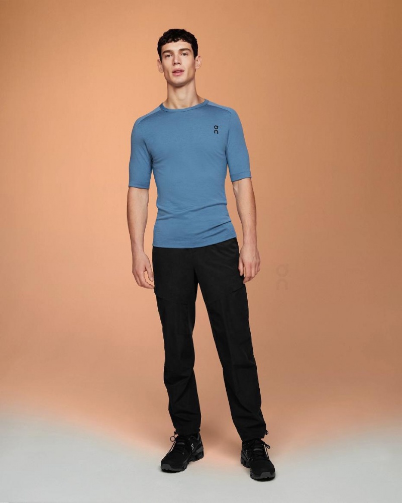 Blue On Merino-T Men's T-shirts | USA_ON9071