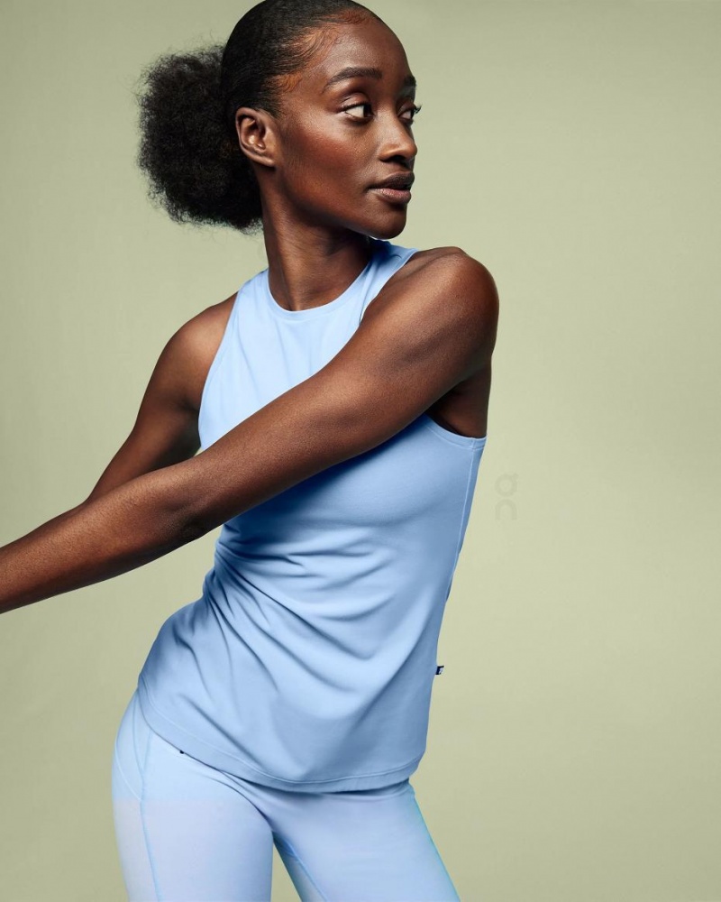 Blue On Movement Women's Tank | USA_ON8135