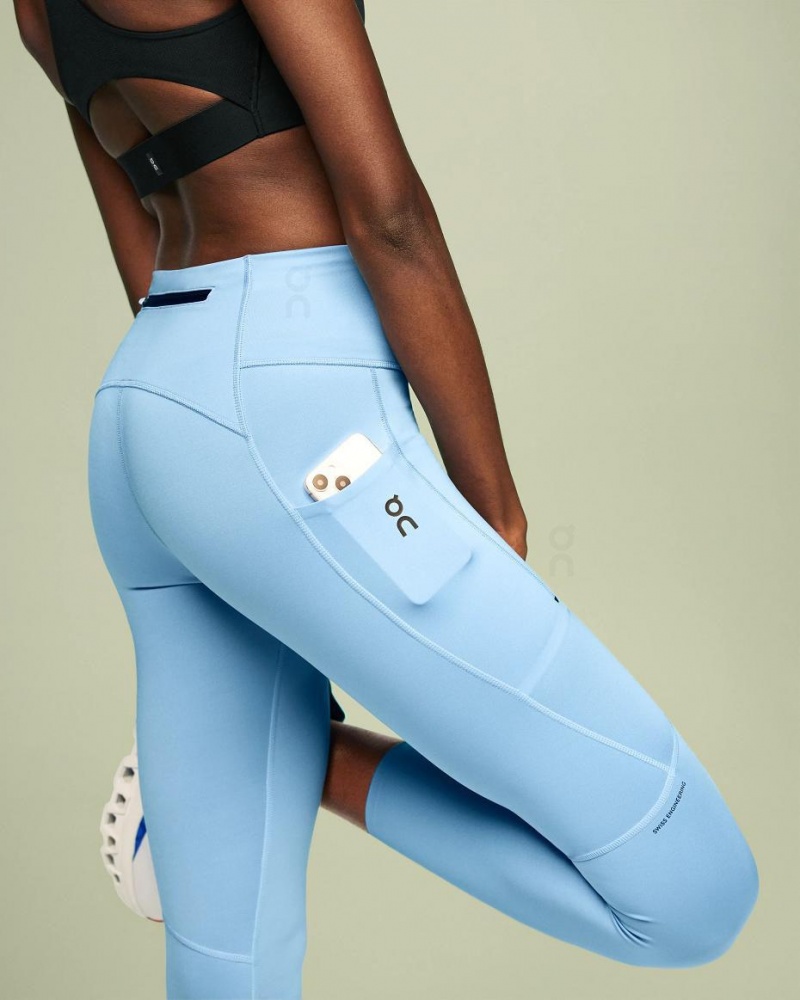 Blue On Performance 7/8 Women's Tights | USA_ON9006