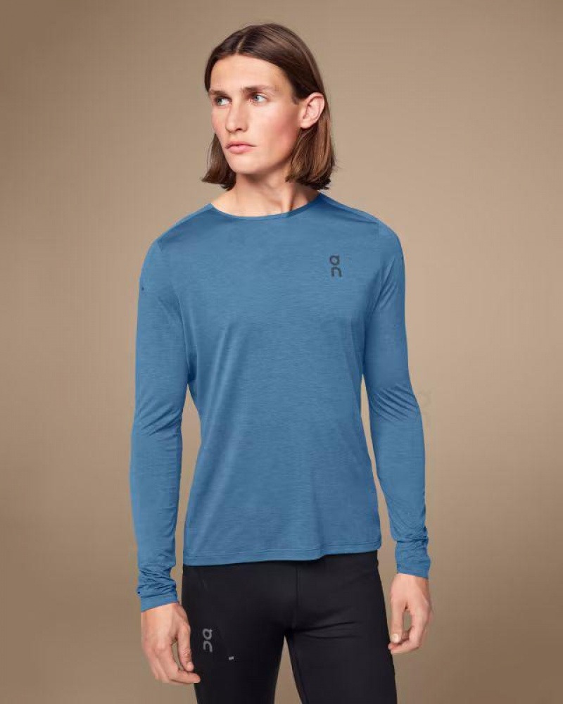 Blue On Performance Long-T Men\'s T-shirts | USA_ON8772