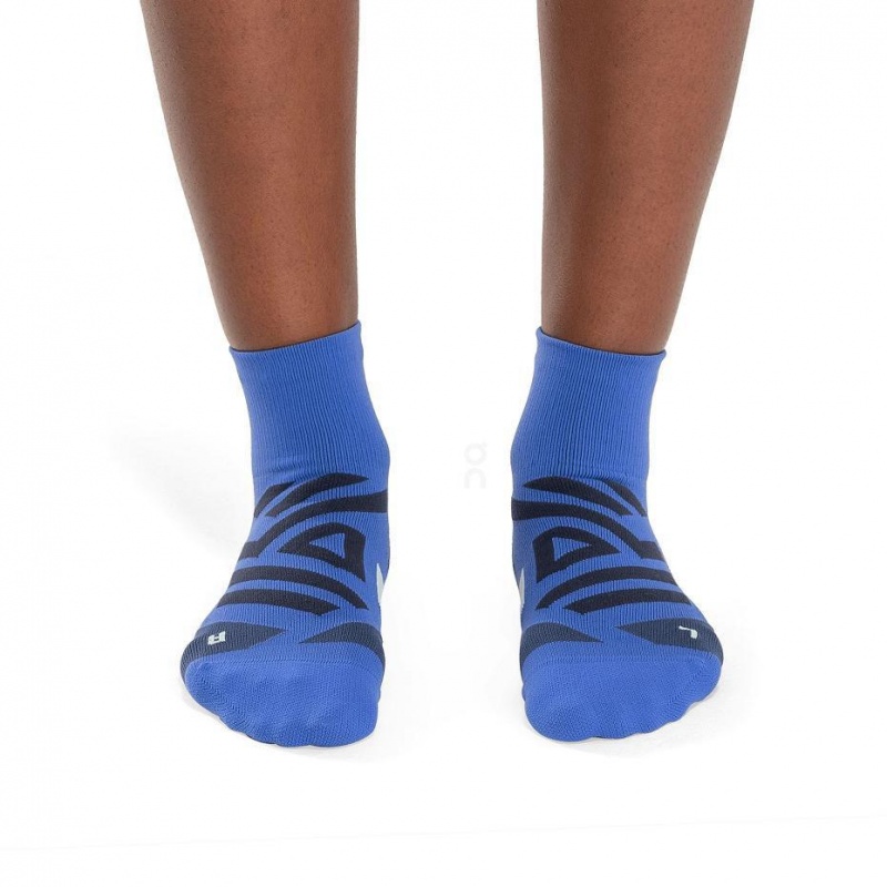 Blue On Performance Mid Men's Socks | USA_ON8076