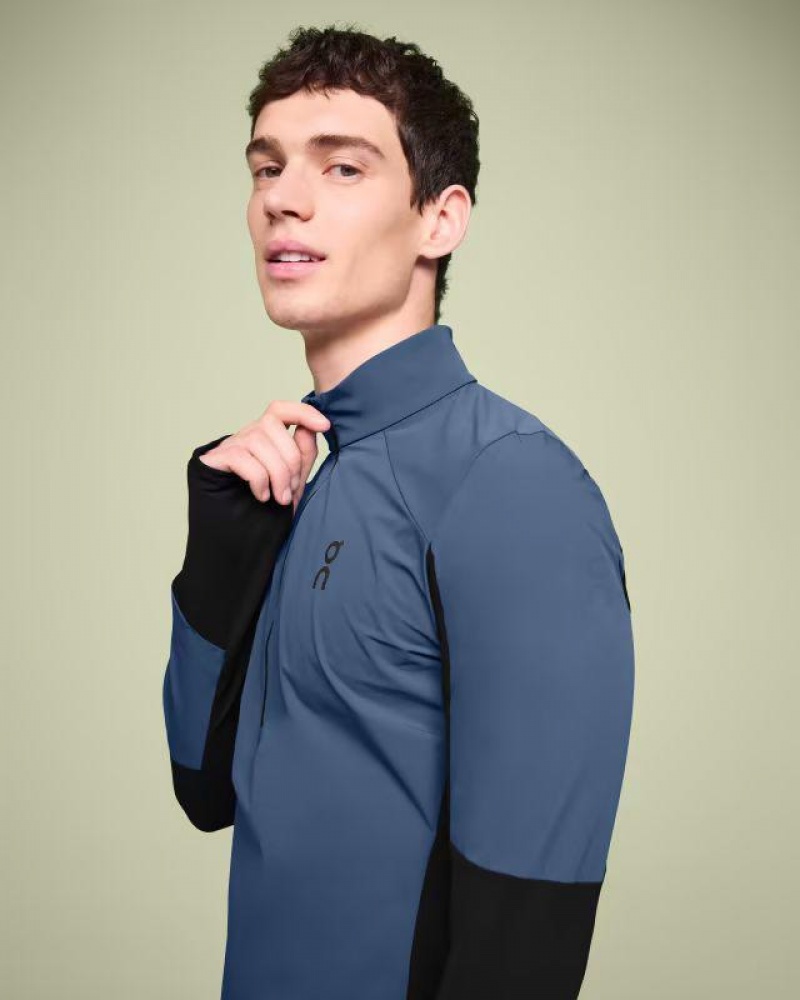 Blue On Trail Breaker Men's T-shirts | USA_ON8114