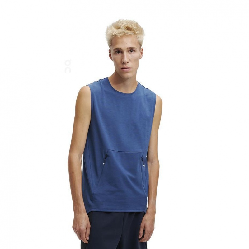 Blue On Training Men\'s Tank | USA_ON9066