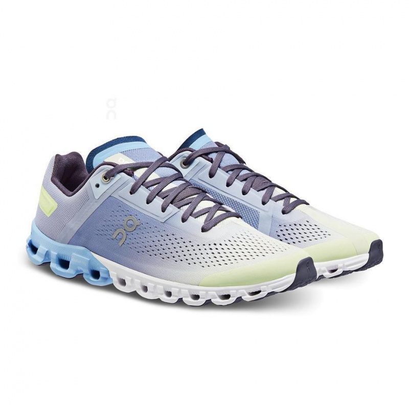 Blue / Green On Cloudflow Women's Road Running Shoes | USA_ON9029