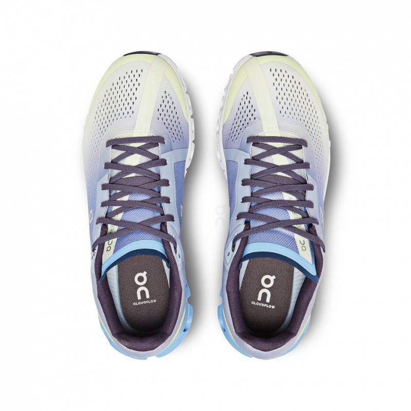 Blue / Green On Cloudflow Women's Road Running Shoes | USA_ON9029