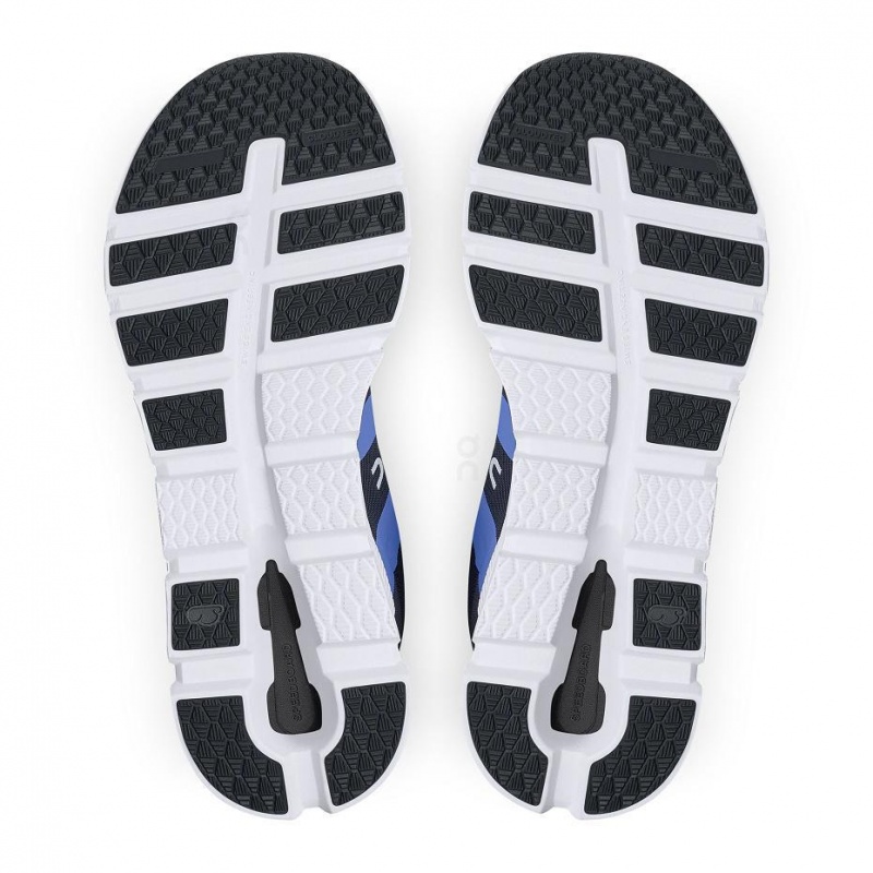 Blue / Grey On Cloudrunner Men's Road Running Shoes | USA_ON8453
