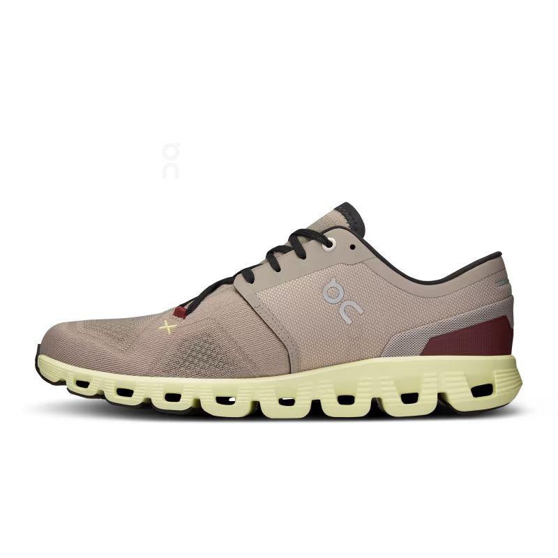 Brown On Cloud X 3 Men's Road Running Shoes | USA_ON9134