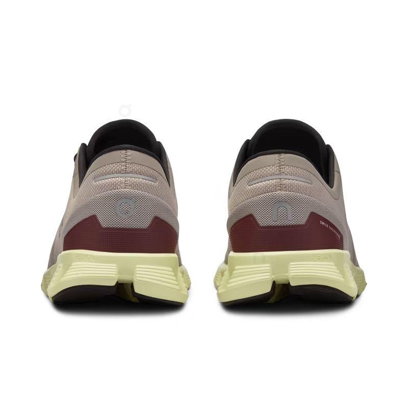Brown On Cloud X 3 Men's Road Running Shoes | USA_ON9134