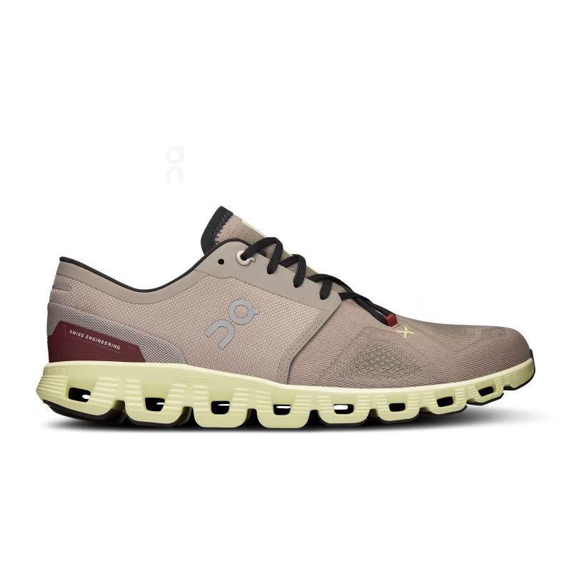 Brown On Cloud X 3 Men\'s Road Running Shoes | USA_ON9134