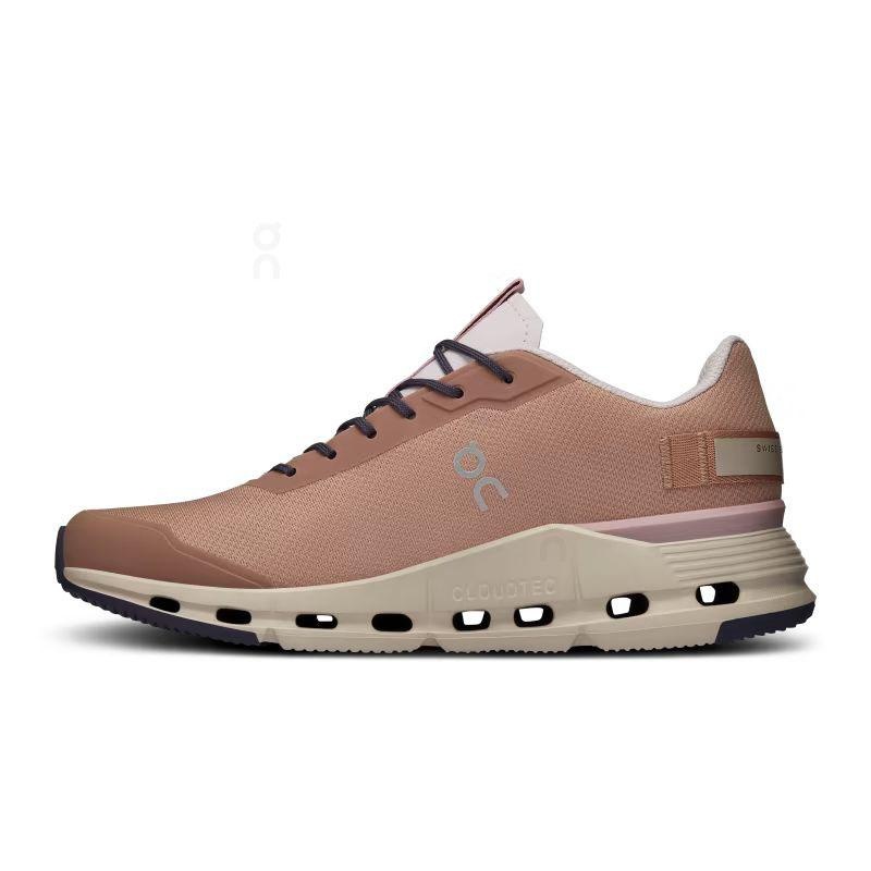 Brown On Cloudnova Form Women's Sneakers | USA_ON8139