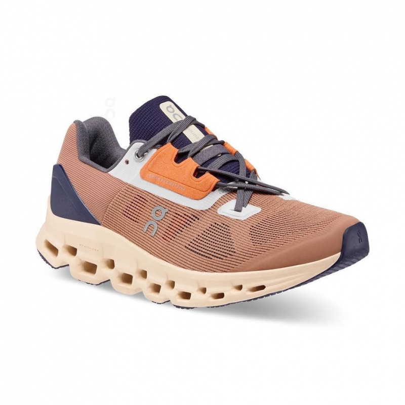 Brown On Cloudstratus Women's Road Running Shoes | USA_ON8732