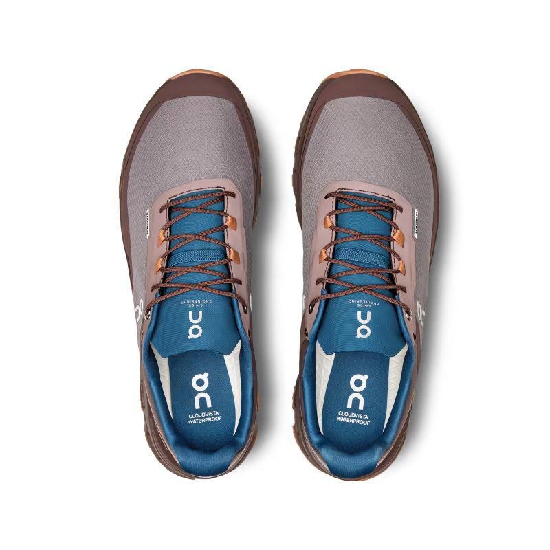Brown On Cloudvista Waterproof Men's Trail Running Shoes | USA_ON8451