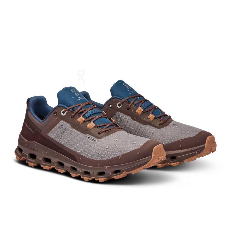 Brown On Cloudvista Waterproof Women's Trail Running Shoes | USA_ON8410