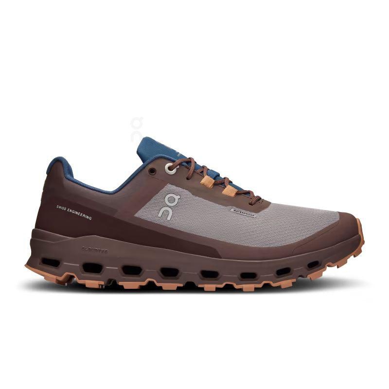 Brown On Cloudvista Waterproof Women\'s Trail Running Shoes | USA_ON8410