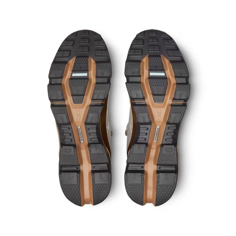 Brown On Cloudwander Waterproof Men's Hiking Shoes | USA_ON8341